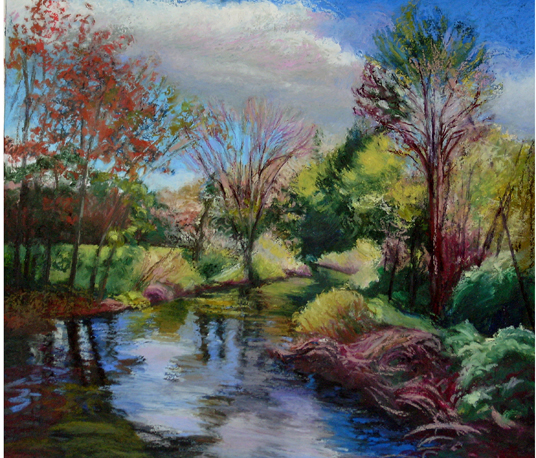 QuinsigamondRiver3oilpastel copycrop